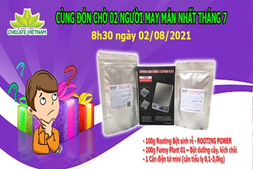 Cùng đón chờ 2 khách hàng may mắn nhất trong tháng 7