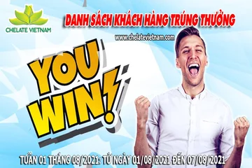 Danh sách khách hàng trúng thưởng khi mua hàng từ ngày 01/08/21 đến ngày 06/08/21