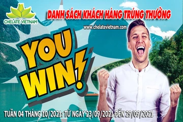 Danh sách khách hàng trúng thưởng khi mua hàng từ ngày 23/10/21 đến ngày 29/10/21