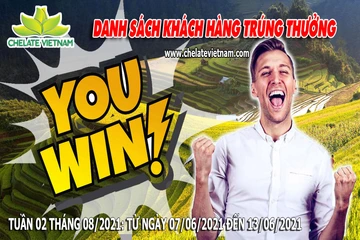 Danh sách khách hàng trúng thưởng khi mua hàng từ ngày 07/08/21 đến ngày 13/08/21