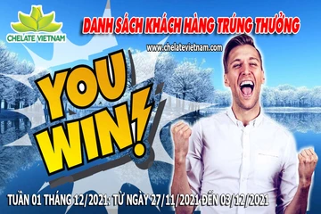 Danh sách khách hàng trúng thưởng khi mua hàng từ ngày 27/11/21 đến ngày 03/12/21