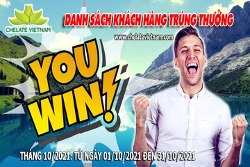 Danh sách khách hàng trúng thưởng khi mua hàng từ ngày 01/10/21 đến ngày 31/10/21