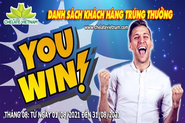 Danh sách khách hàng trúng thưởng khi mua hàng từ ngày 09/10/21 đến ngày 15/10/21