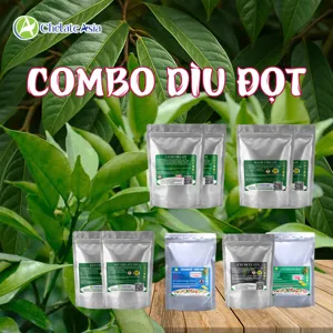 Bộ nguyên liệu combo dìu đọt gồm chlormequat CCC, DA-6, magie, canxi, kẽm, sắt chelate và Solubor