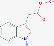 Công thức cấu tạo Potassium 1H-Indole-3-Acetate