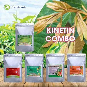 Bộ nguyên liệu Combo KINETIN-C gồm Kinetin, GA3 40%, Compound Sodium Nitrophenolate, Zn-EDTA và KOH