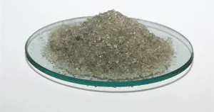 Mẫu phân amoni sunfat (SA) dạng tinh thể trên đĩa thủy tinh