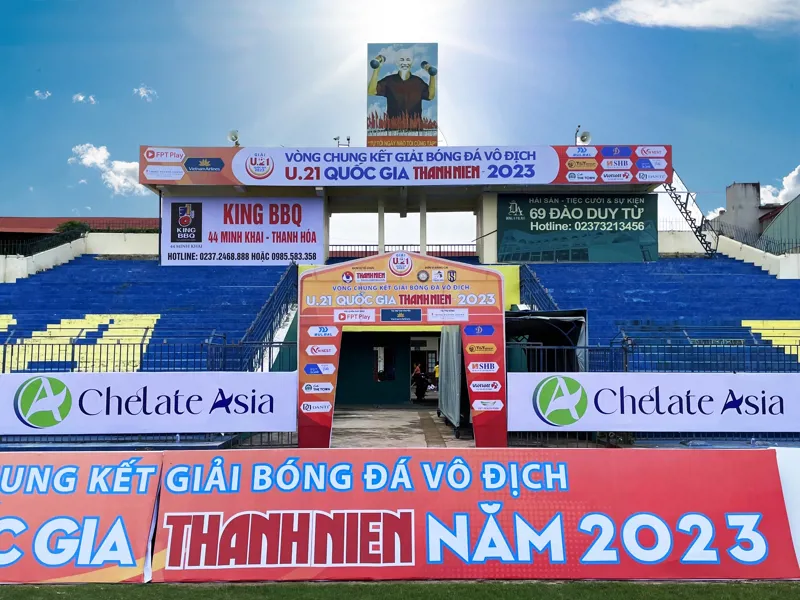 Dự án tư vấn chăm sóc mặt cỏ sân vận động CLB Đông Á Thanh Hóa