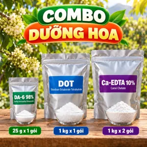 COMBO DƯỠNG HOA – Bộ nguyên liệu tham khảo bổ sung bo, canxi giai đoạn hoa nở và đậu trái non