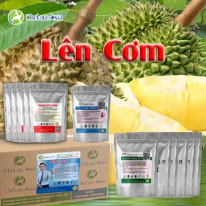 Bộ nguyên liệu Combo Lên cơm tưới gốc cho sầu riêng gồm Kali Sunphat, Kali silicat, Kali Humate, Fulvic, Canxi EDTA và Solubor
