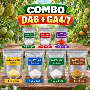 COMBO DA6 + GA4/7 – Bộ nguyên liệu tham khảo hỗ trợ bật chồi, vươn cành và nuôi tán