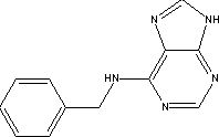 Công thức cấu tạo 6-Benzylaminopurine