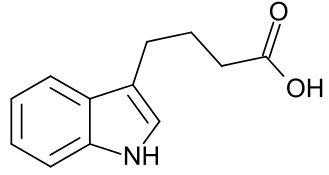 Công thức cấu tạo Indole-3-butyric acid